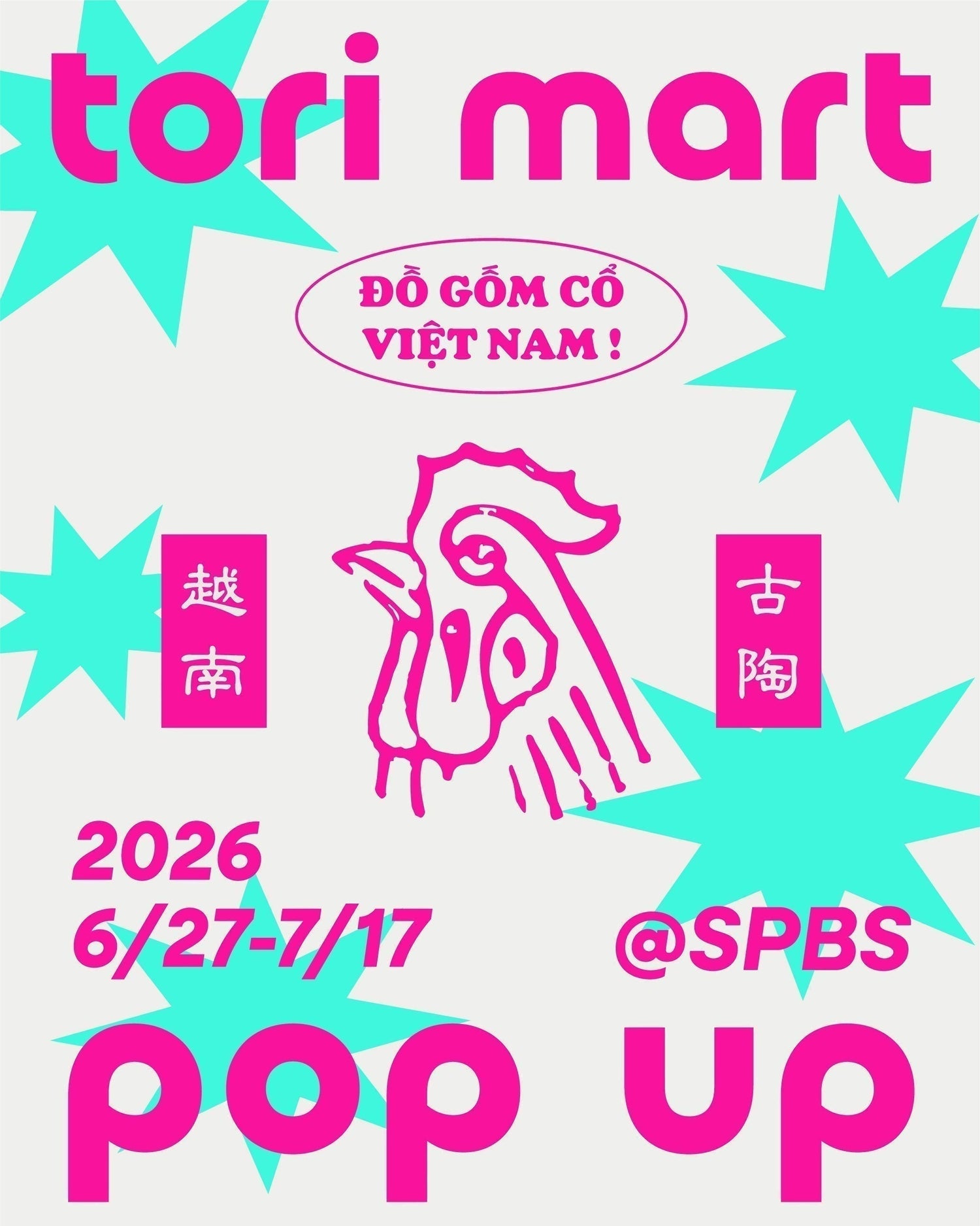 tori mart POP UP !! at SPBS