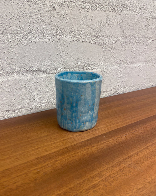 my sunshine flower pot (blue)