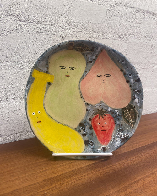 フルーツ　絵皿