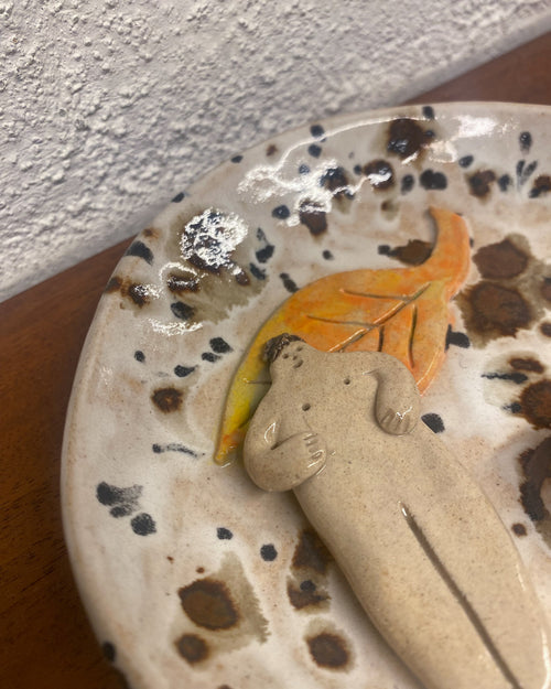 落ち葉　お香立て