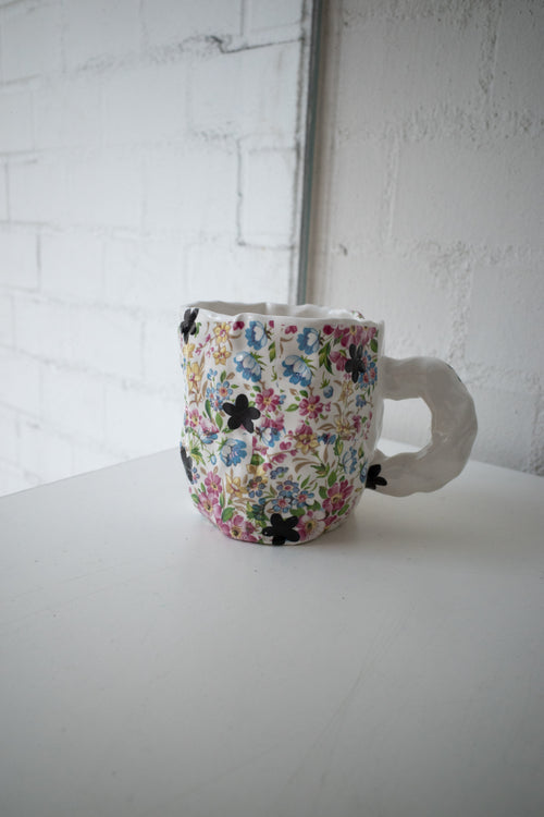 Mug（White, Flower）