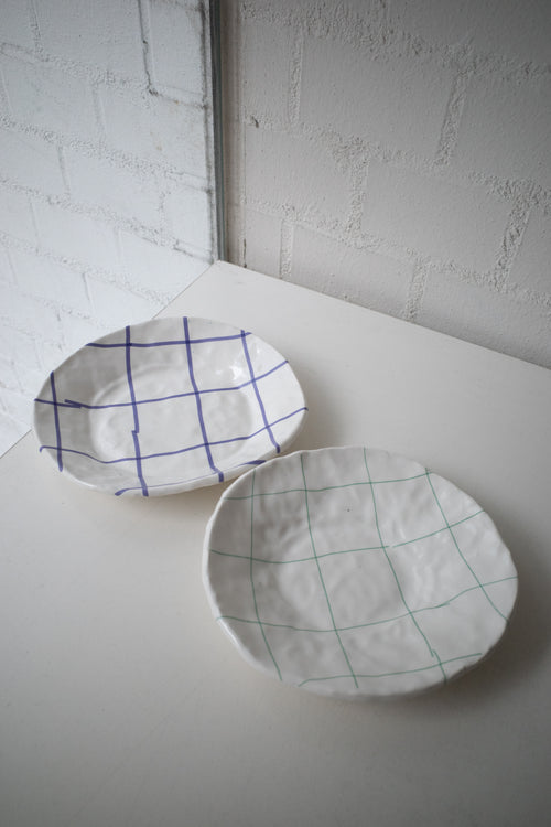 Plate（White, Purple）