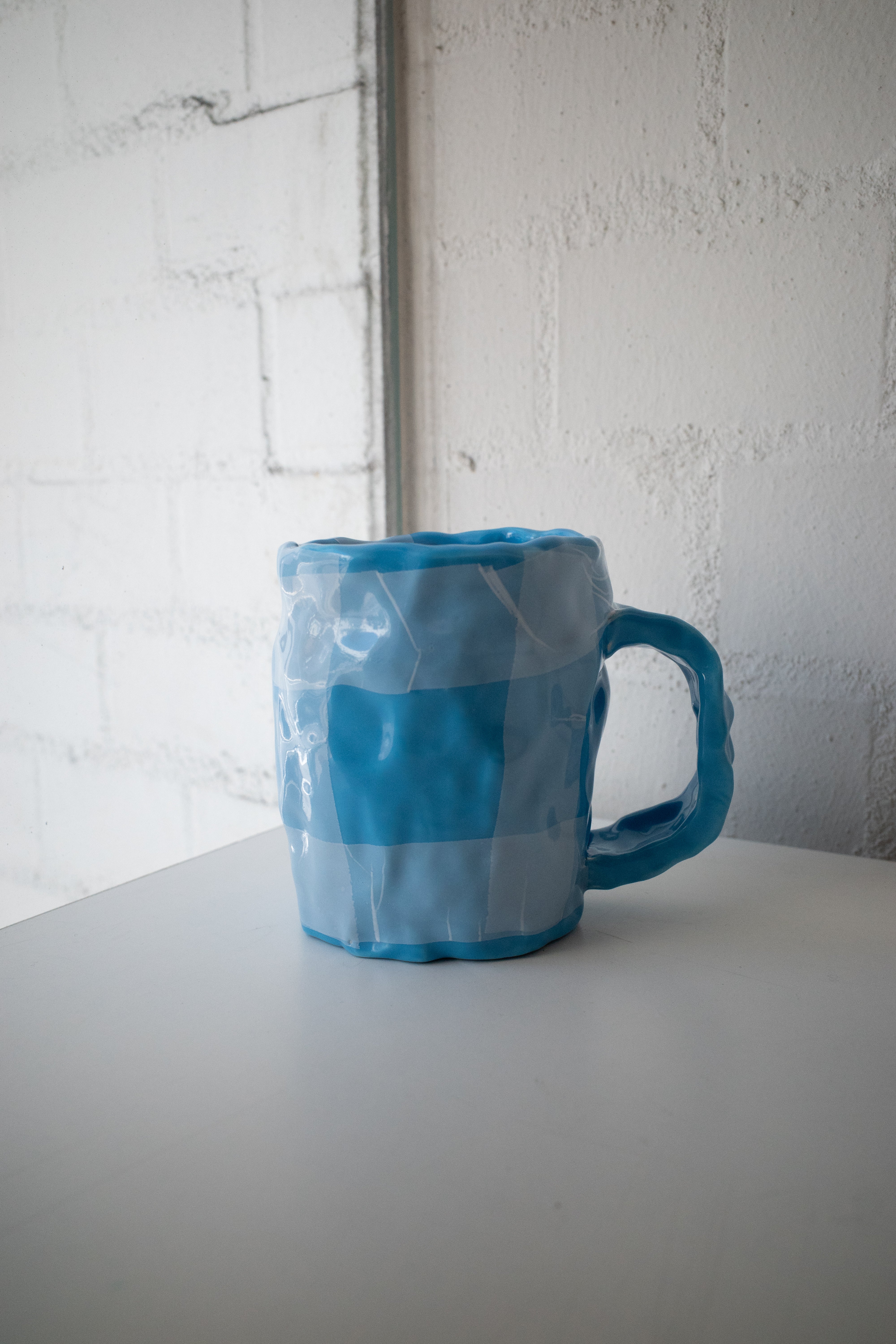 Mug（Light Blue, Check） - SHIBUYA PUBLISHING & BOOKSELLERS (SPBS)
